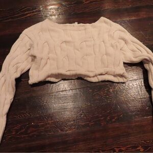 Garage Cream Knit Sweater